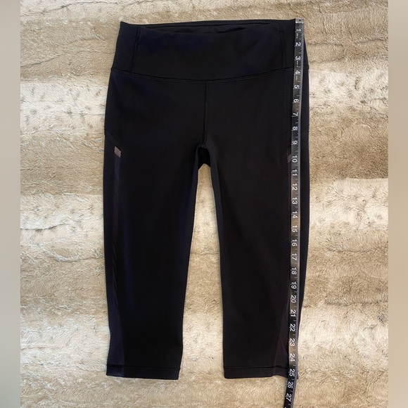 Lululemon💖Smooth Stride Crop Black Size 6 - Picture 7 of 11